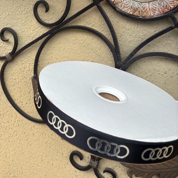 Audi Black Satin Ribbon 100 Yards - Picture 3 of 5